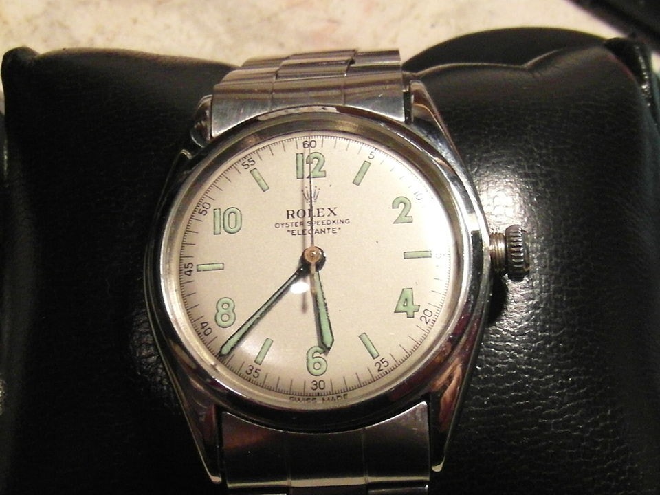 MENS VINTAGE ROLEX OYSTER SPEEDKING ELEGANCE WATCH RARE NEAR ( MINT )