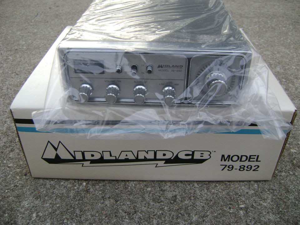 Vintage nos midland 79 892 ssb cb radio transceiver 40 channel 