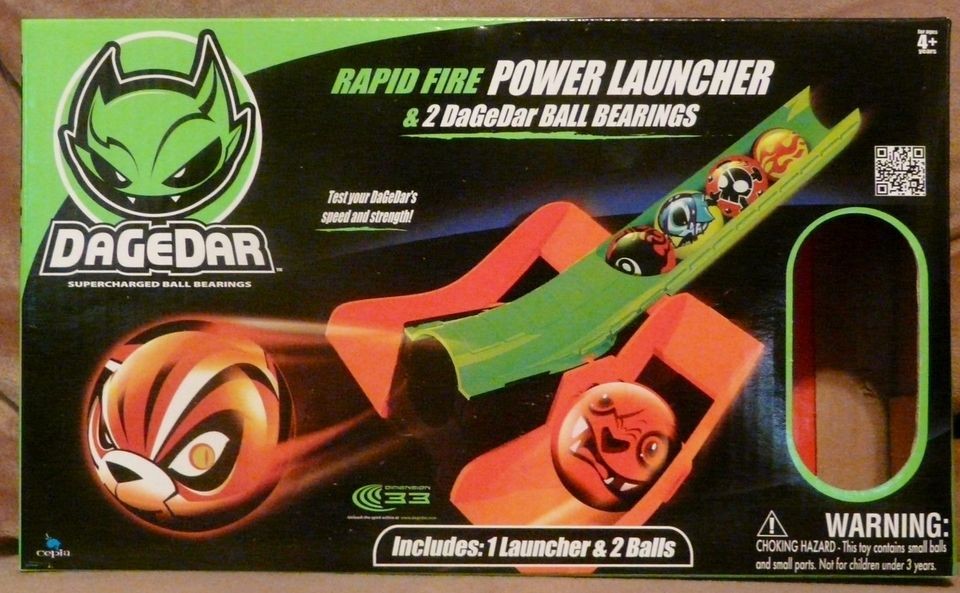 DaGeDar Super Charged Ball Bearings Rapid Fire Power Launcher New OOP 