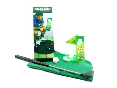 NEW Forum Novelties 61225 Potty Putter Toilet Time Golf Game