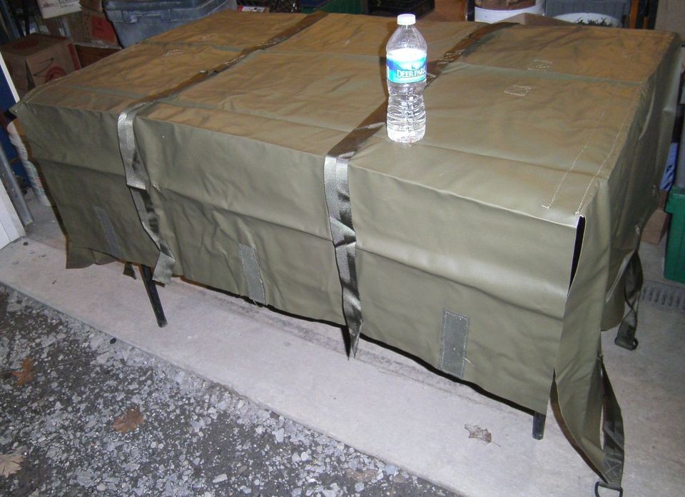 NEW MILITARY GRADE SURPLUS TARP EQUIPMENT WOODPILE ATV COVER WITH 