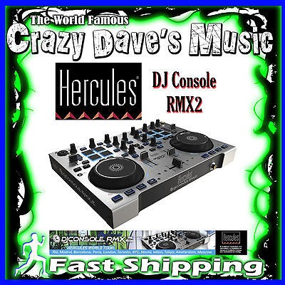 Hercules DJ Console RMX2 DeeJay Controller 2 Deck High Res DJ 