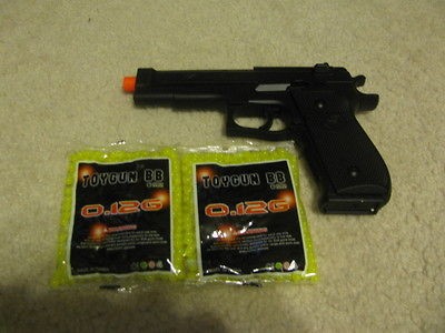 DE M24 Spring Airsoft Pistol BB 300fps Metal Barrel plus 2bags plastic 