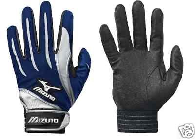 New Mizuno Milestone Adult Batting Gloves Navy Small