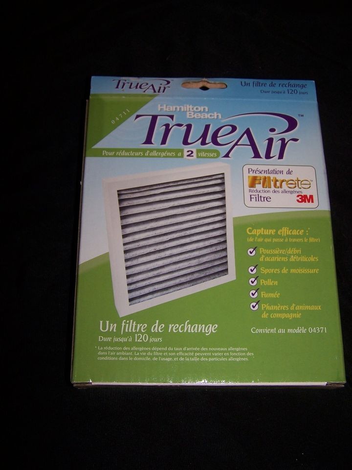   Sealed Genuine Hamilton Beach True Air 04371 Air Purifier Filter