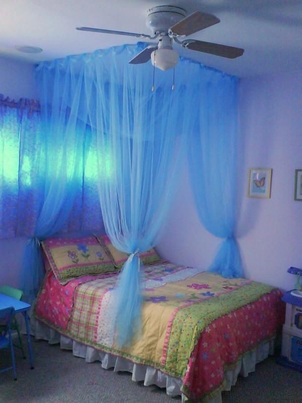 Corner / Post Bed Canopy Mosquito Net Full Queen King
