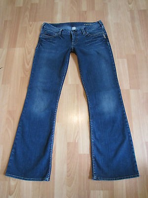 Silver Pioneer 32 Low Rise Bootcut Dark Wash 32 x 33 XLNT