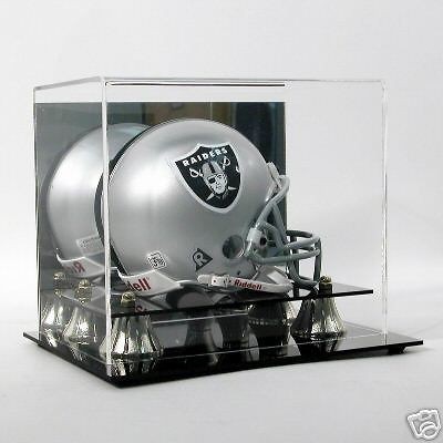 Mini NFL Football Helmet Deluxe Acrylic Display Case w/ Mirror   AD02