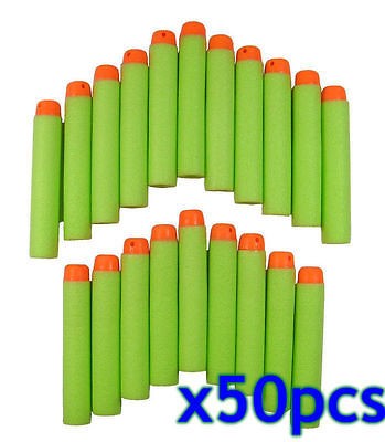 50pcs NERF N Strike Whistler Darts Mint Loose For Nerf Gun Toy Child 