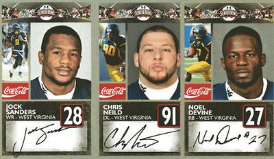 SENIOR BOWL WEST VIRGINIA MOUNTAINEERS NOEL DEVINE PHILADELPHIA EAGLES 