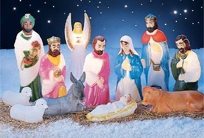 nativity set outdoor in Christmas Current (1991 Now)