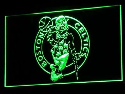 b002 g Boston Celtics Bar Sport NR Neon Light Sign