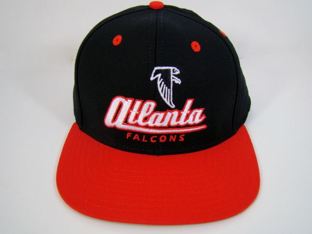 ATLANTA FALCONS SNAPBACK HAT BLACK CURSIVE LOGO MATT RYAN REEBOK NFL