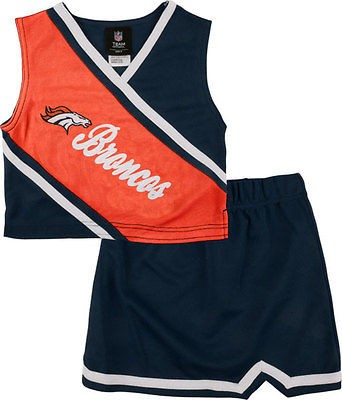 Denver Broncos Girls 7 16 2 Piece Cheerleader Set