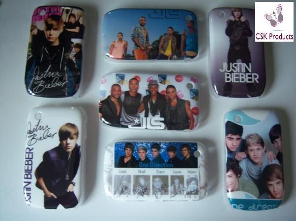 One Direction 1D JLS Justin Bieber Blackberry Curve 8520 / 8530 / 9300 