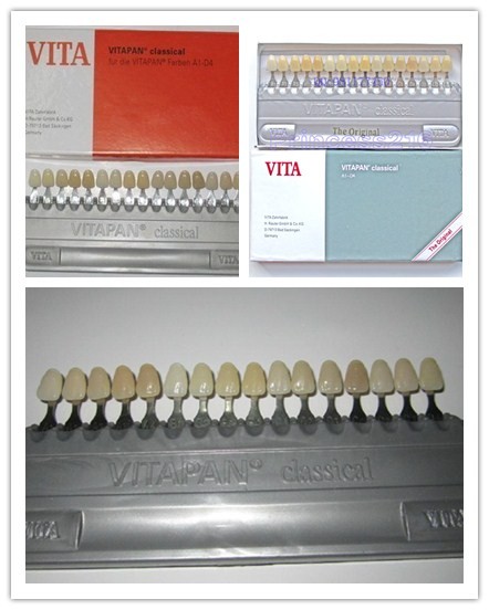 New VITA porcelain teeth denture oral dental 16 color shade guide X2