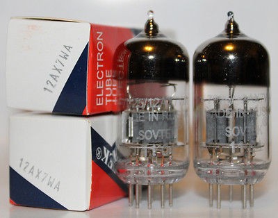 Sovtek 12AX7WA / 7025 / ECC83 / 12AX7 pre amp tubes,NEW, Matched Pair