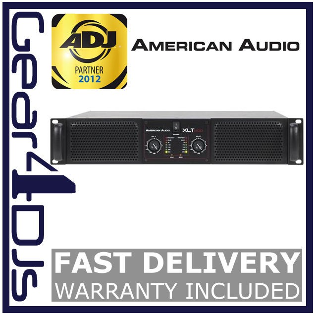 AMERICAN AUDIO XLT2000 XLT 2000 2000W 2kW PRO DJ POWER AMPLIFIER AMP 