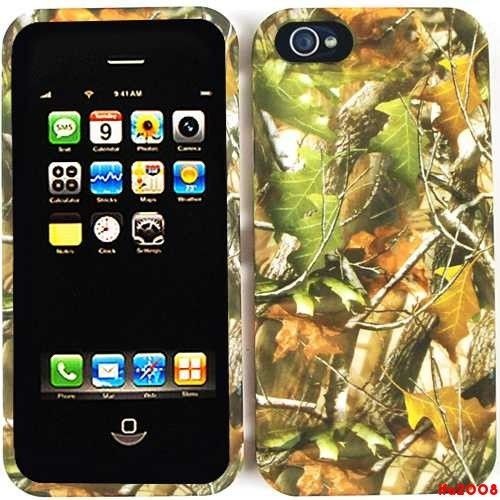   CAMO OAK GREEN LEAVES CELL PHONE PROTECTOR COVER CASE for IPHONE 5