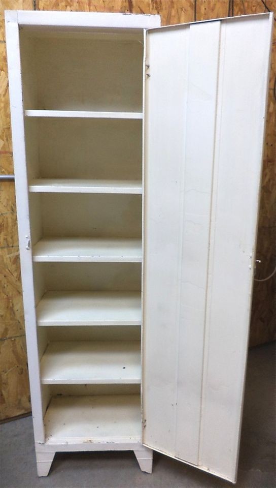   Kitchen Cabinet Eames Era Cupboard Pantry Industrial Hoosier Amish