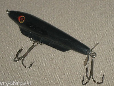 VINTAGE JACKS POGO STICK BLACK TOPWATER LURE