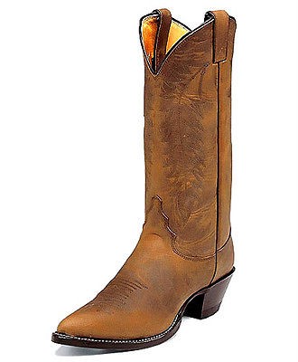 JUSTIN WOMAN SIZE 8 1/2 C BAY APACHE WESTERN COWBOY BOOTS L 4935