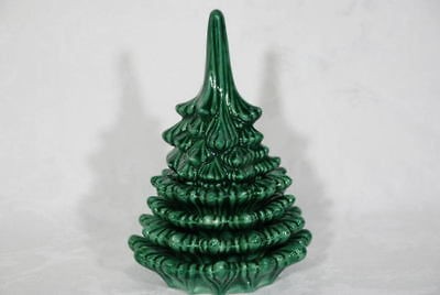 VINTAGE RETRO CHRISTMAS TREE CIGARETTE TABLE SET WITH LIGHTER 