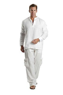 ELAN LINEN RESORT BEACHWEAR CARGO PANTS FOR MEN GREAT AND COMFORTABLE