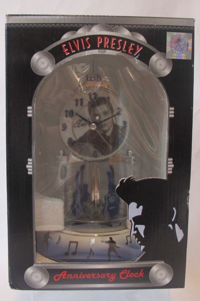 Elvis Presley Anniversary clock NEW IN BOX. MINT.