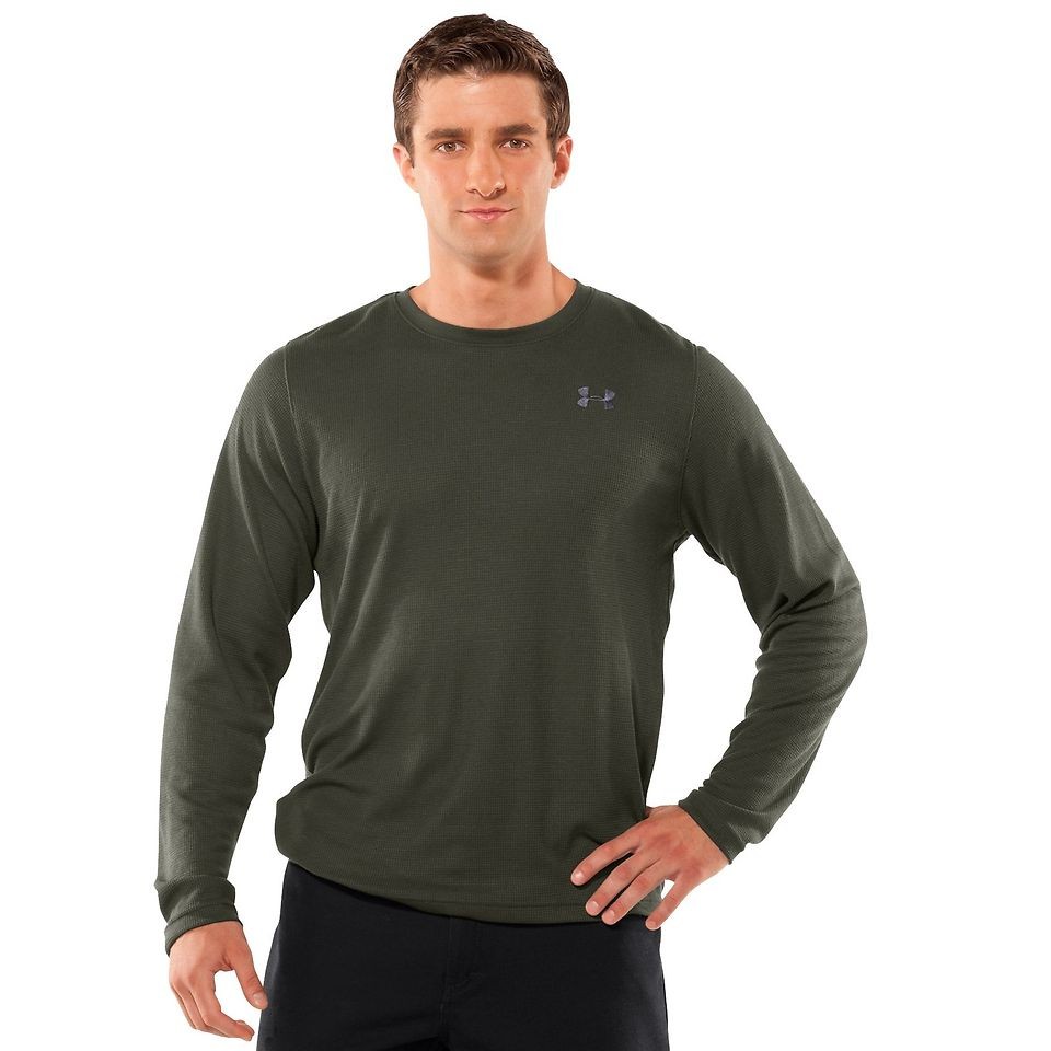 Under Armour Mens Longsleeve Waffle Crew