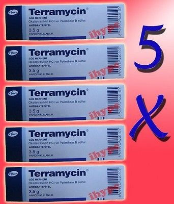 Pack Terramycin Pet Eye Ointment 3.5 Gr Cat Dog Horse Exp Date 2015