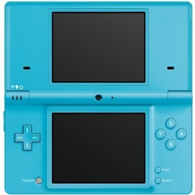 Nintendo DSi Light Blue Handheld System includes original box and hard 
