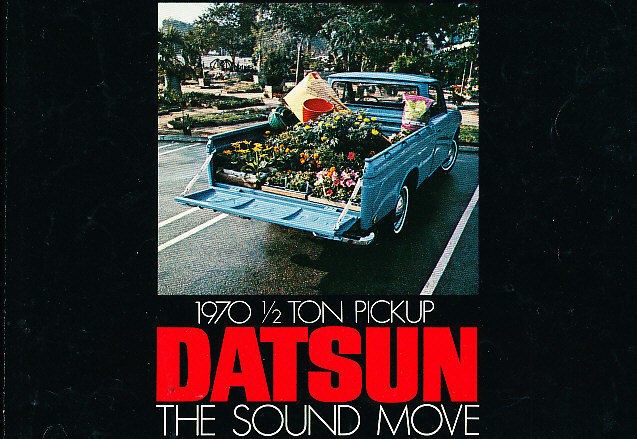 1970 1971 Datsun Pickup Truck Original Sales Brochure