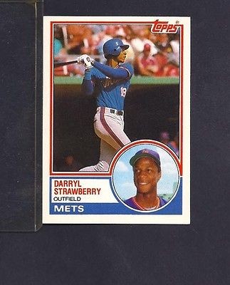 1983 TOPPS VINTAGE BASEBALL #108T DARRYL STRAWBERRY NEW YORK METS 