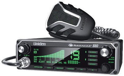   880 BEARCAT 880 CB RADIO 40 CHANNEL MOBILE 7 COLOR DISPLAY NOAA BLACK