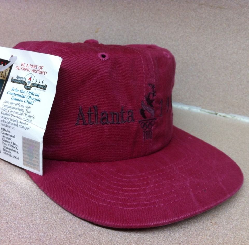 1996 CENTENNIAL SUMMER OLYMPIC GAMES ATLANTA OLYMPICS VINTAGE SNAPBACK 