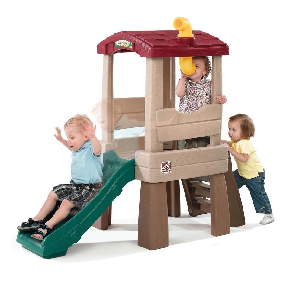 NEW STEP2 NATURALLY PLAYFUL LOOKOUT TREEHOUSE INDOOR OUTDOOR PLAYHOUSE