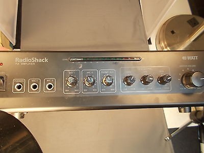 EXCELLENT RADIO SHACK PA AMPLIFIER 40 WATT, MODEL 32 2054, ESTATE FIND 