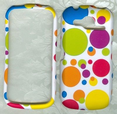   dot rubberized Pantech Burst P9070 at&t Phone hard cover skin case