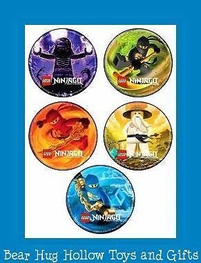 15 Lego Ninjago Ninja Stickers Party Favors