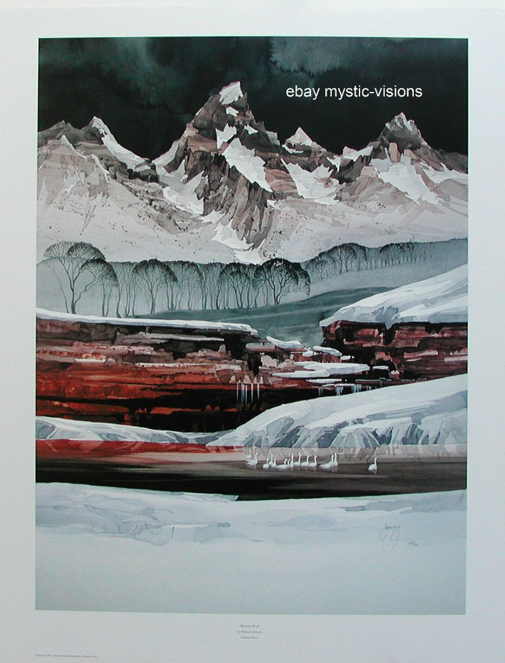 Michael Atkinson ROSETTA PEAK Signed & Numbered w/coa Limited Edition 