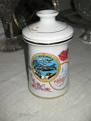 West Virginia 1971 Huntington 100 Anniversary Talisman Porcelain 