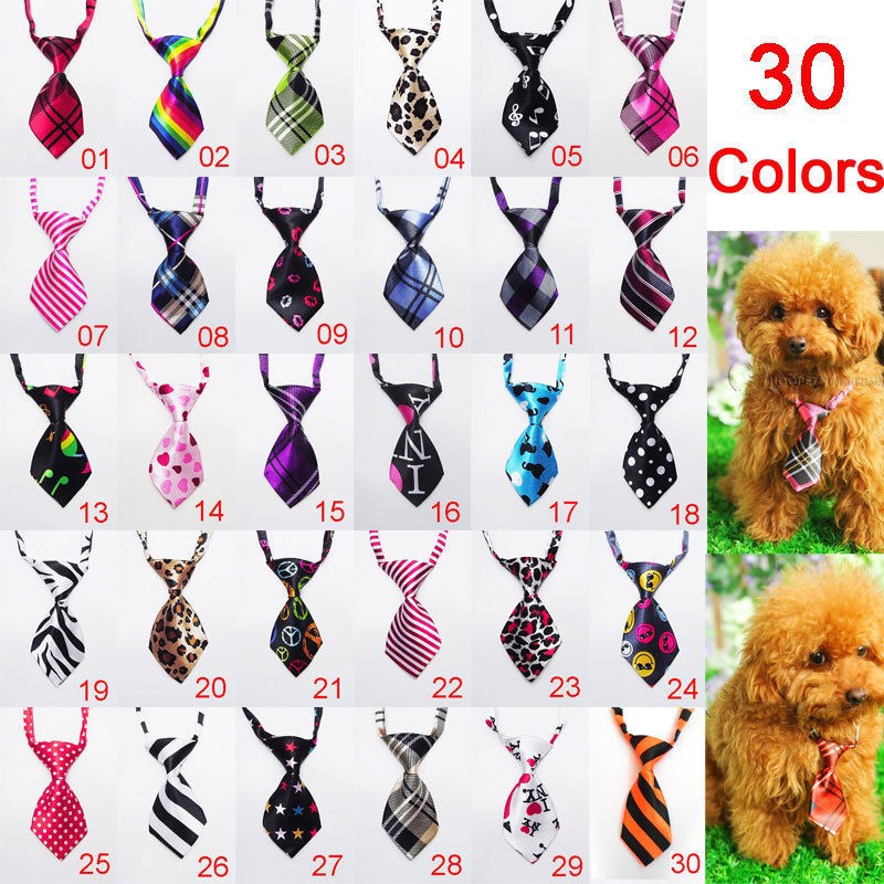   Dog Cat Pet Lovely Adorable sweetie Grooming Tie Necktie 30 pattern