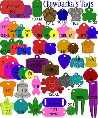 300 Premium Bulk Wholesale Pet ID Tags Anodized Aluminum for Engraving 