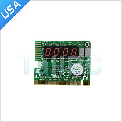 New PCI PC 6 Digit Diagnostic Card Motherboard Tester