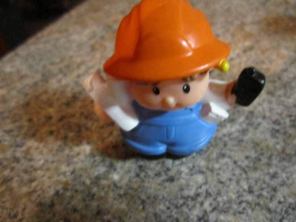   Little People construction worker village man boy cell phone plans