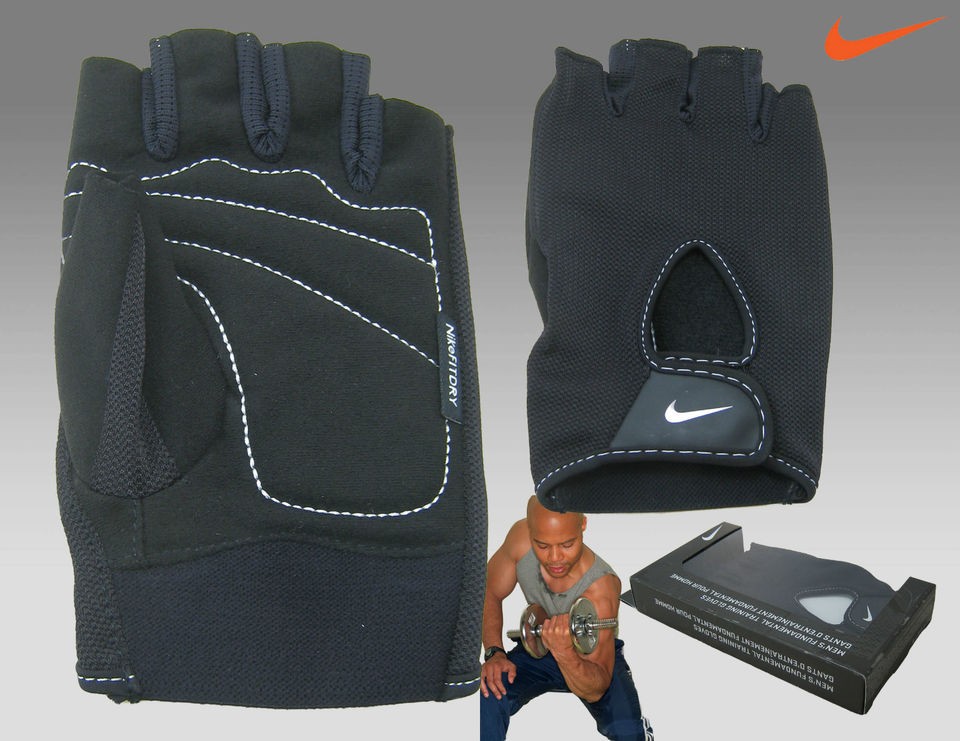   FUNDAMENTAL FitDry Performance Fitness GYM Cycle Bike Gloves Black L