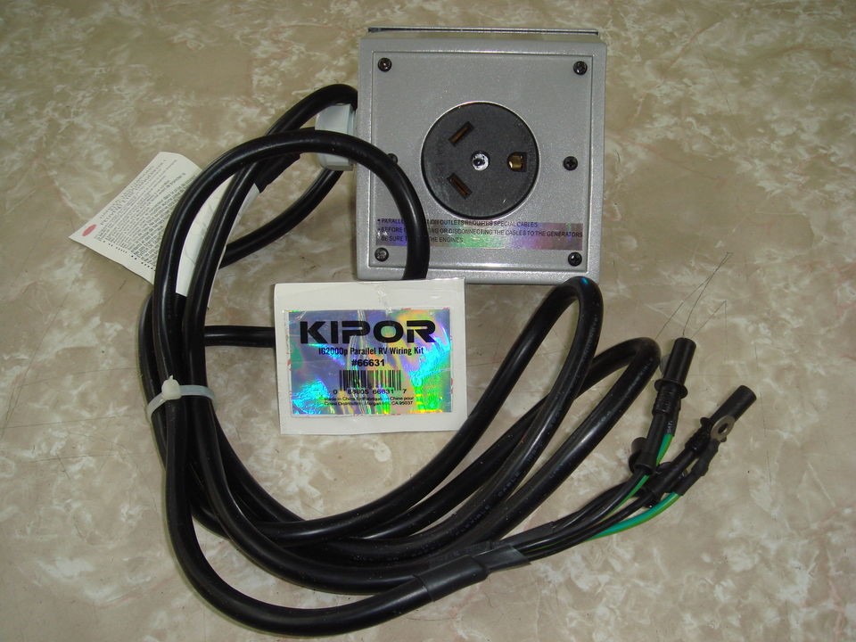 KIPOR GENERATOR PARALLEL RV WIRING KIT.IG2000pPN.66631AC 120V,30 