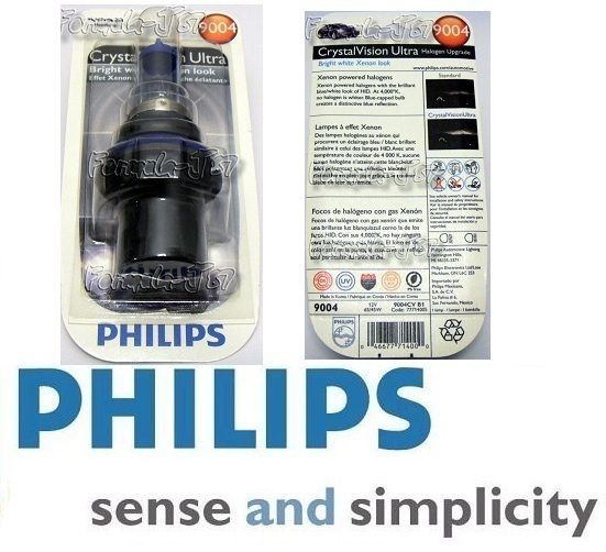 PHILIPS 9004/HB1 CV B1 X 1 BULB 65/45W DUAL BEAM HEADLIGHT CRYSTAL 