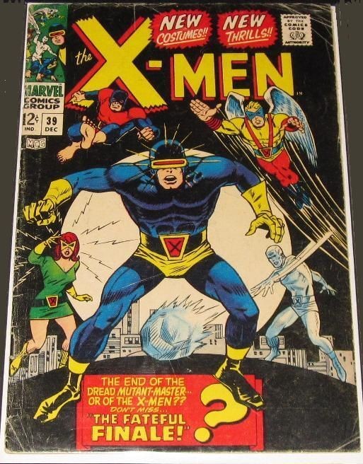 MEN 39 1963 SERIES UNCANNY RARE VG+ STAN LEE KIRBY NEW UNIFORMS 